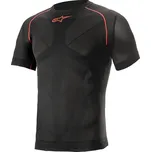 ALPINESTARS triko RIDE TECH V2 SS Funkční black/red - XS/S