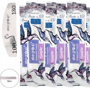 Aba Group Mini pilník na nehty tvar loďky 100/180 Balení 25 kusů