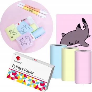 Příslušenství pro čtečku elektronické knihy Barevný termopapír do tiskáren Phomemo