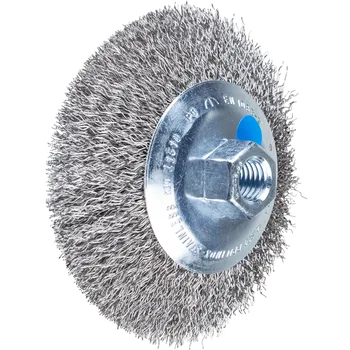 Drátěný kartáč Pferd 43316023 | Kuželový kartáč zvlněný drát POS KBU 11510/M14 INOX 0,35