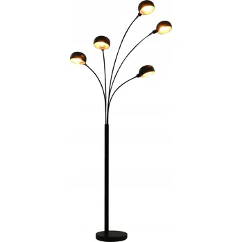 Stojací lampa Stojací lampa XLoffers, 200 cm, 5 x E14, černá-zł