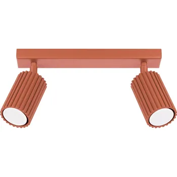 Sollux Lighting Stropní svítidlo KARBON 2 červený okr