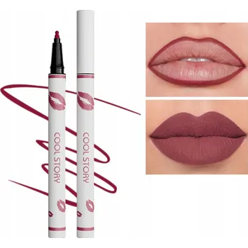 Rtěnka Matná tekutá konturovací tužka na rty, hustá a jemná, rtěnka/lesk na rty #2