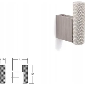 Věšák Nábytkový věšák ocel s vroubkovanou hlavicí VIEFE