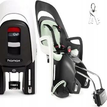 cyklosedačka Zadní dětská sedačka na kolo Hamax Caress bílá