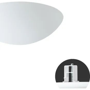 Koupelnové svítidlo OSMONT AUR59829 AURA V8 stropní/nástěnné skleněné polovestavné svítidlo bílá IP44 4000 K 13W LED