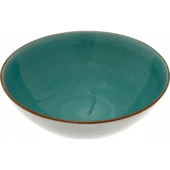 Talíř Hluboký talíř 18 cm tyrkysový dekor BOSS LUBIANA