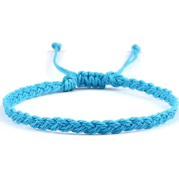 Náramek Ručně pletený tibetský náramek pro štěstí | tibetský náramek | náramek přátelství - 14