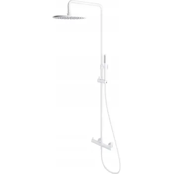 Sprchový set Nástěnný sprchový systém OMNIRES BÍLÁ MATNÁ Y1244MWM