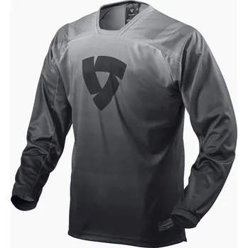 cyklistický dres REVIT dres SCRAMBLE black/white - XL