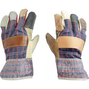 Pracovní rukavice Pracovní rukavice kombinované kůže a textil, vícebarevné Consorte, velikost 10,5