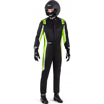 Moto bunda Kombinéza Sparco Sprint '25 černo-zelená, velikost 50