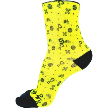 Pánské ponožky Ponožky SCOTT Crew sulphur yellow 36-38