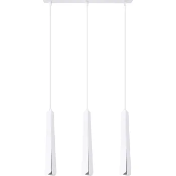 Sollux Lighting Závěsná lampa PRYSM 3L bílá
