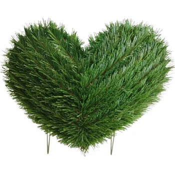 umělá květina UMĚLÝ ZÁKLAD POD DEKORACE VĚNEC SRDCE 36x43