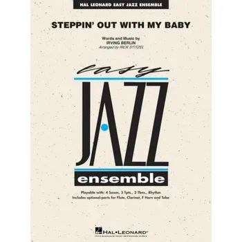 Irving Berlin: Steppin' Out with My Baby (snadné noty pro jazzový orchestr, party, partitura)