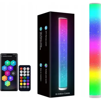 Stojací lampa STOJACÍ LAMPA LED RGB S APLIKACÍ Surplife BLUETOOTH GALAXY