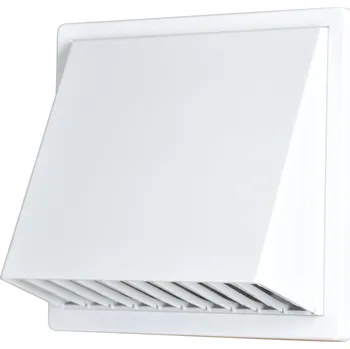 Obraz Ventilační mřížka airRoxy ventilační čtvercová Ø100 mm bílá PVC