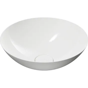 Kaldewei Avellino Umyvadlo na desku 3204 smaltované, 36 cm, bez otvoru, bez přepadu, bílá, 912106003001