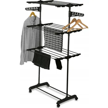 Sušák na prádlo Vertikální Sušák prádla Konighoffer 76 x 55 x 155 cm černá