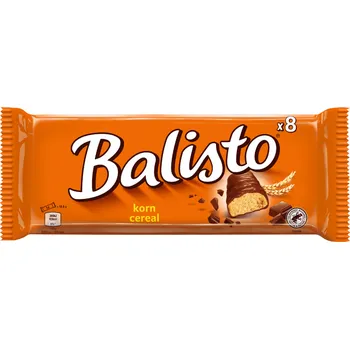 Cukrovinka Balisto čokoládová tyčinka Corn 8x18,5g