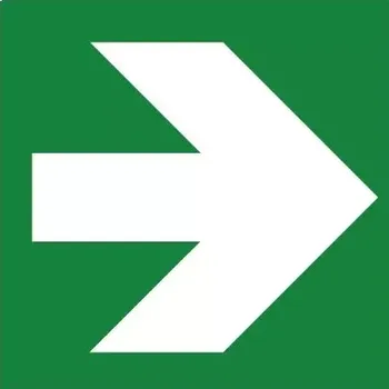 Tabulka bezpečnostní - Bezpečnostní šipka 12514