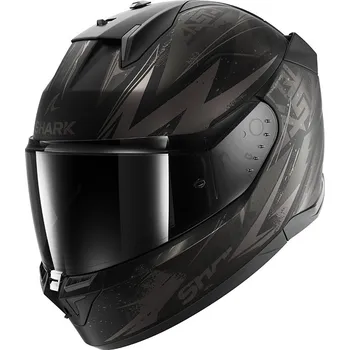 Helma na motorku SHARK přilba D-SKWAL 3 Blast-R black/grey - S