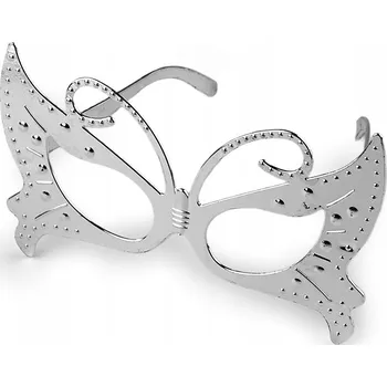 Sluneční brýle Karnevalové brýle motýl, kytara metalické