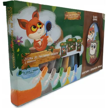 kreativní sada Sada na malování pískem omalovánka