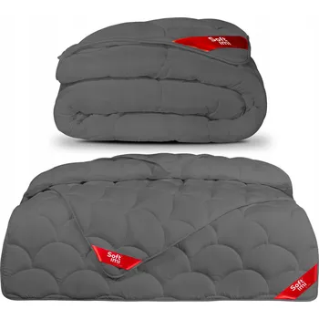 přikrývka Celoroční přikrývka antialergická 160x220 šedá z Polska teplá 4 roční období