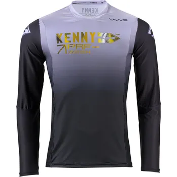 cyklistický dres KENNY dres PERFORMANCE 24 wave grey - XL