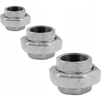 Fitinka ŠROUBENÍ HOLANDSKÁ SPOJKA 11/2'' VNITŘNÍ ZÁVIT DN40 ČERNÁ OCEL 6/4'' LITINA