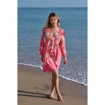 Dámské šaty Šaty Monari 410054 s květinovým potiskem Velikost: 42