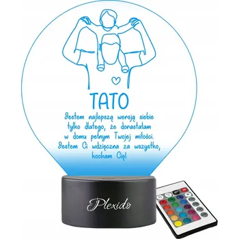 Lampička Plexido vícebarevná Noční lampa