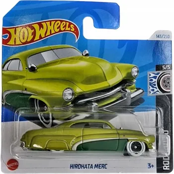 autíčko Hirohata Merc, Hot Wheels, Rod Squad 2024, HTD66, 1/64, zelená, 7 cm