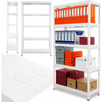 Dílenský regál Kovový regál Wamar-Sosenka 5 polic 180x90x40 cm, max. nosnost 130 kg