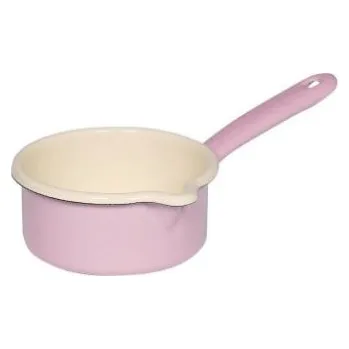 Hrnec Smaltovaný rendlík - 0,5 l - růžový