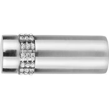 Příslušenství pro garnýž Dekodum Koncovky garnýží Cydia ocelový efekt 19 mm - 2 ks