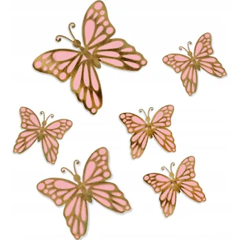 Obraz GIRLANDA MOTÝLI Dekorace na BALÓNKY NA ZEĎ