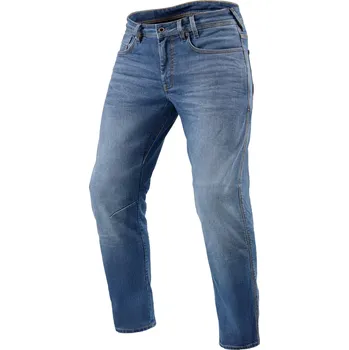 Moto oblečení REVIT kalhoty jeans DETROIT 2 TF Long classic blue used - 36