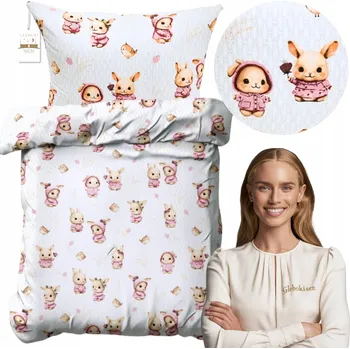 Povlečení Sada povlečení Głęboki Sen 100 x 160 cm béžová