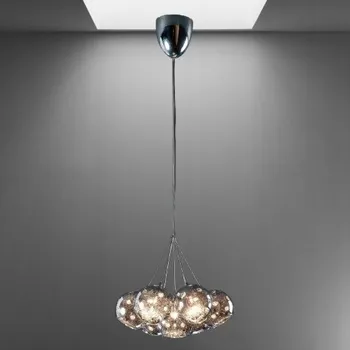 Závěsné svítidlo LUXERA, styl Tiffany, 7 světelných bodů, patice G4