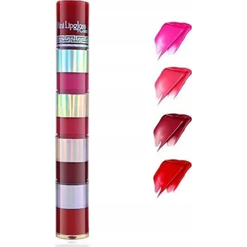 Rtěnka Matná tekutá rtěnka lesk na rty 4 barvy 4v1 sada 2