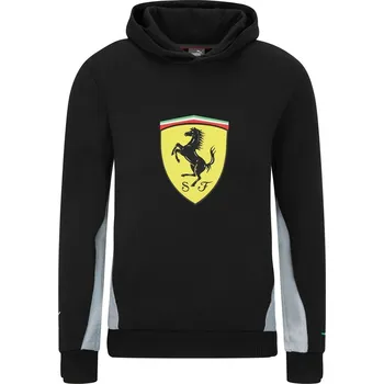 Chlapecká mikina FERRARI mikina LOGO 2022 dětská black - 140