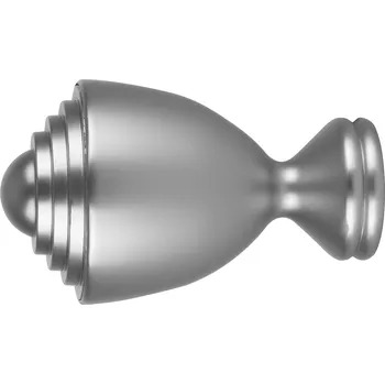 Příslušenství pro garnýž Dekodum Koncovky garnýží Avanti matný chrom 25 mm - 2 ks