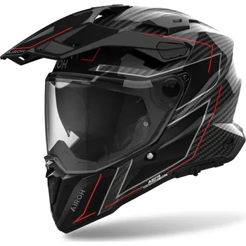 Helma na motorku AIROH přilba COMMANDER 2 Carbon Stylish lesklá 2026 - M
