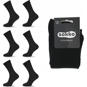 Ponožky Sokko Healthy Ponožky -Free High, černé, velikost 45-47