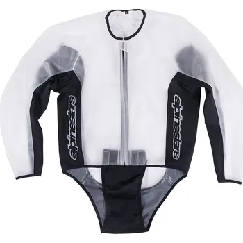 Moto bunda ALPINESTARS bunda nepromok RACING clear/black - 2XL