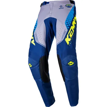 Moto kalhoty KENNY kalhoty TRACK FOCUS 23 navy/neon yellow - 38