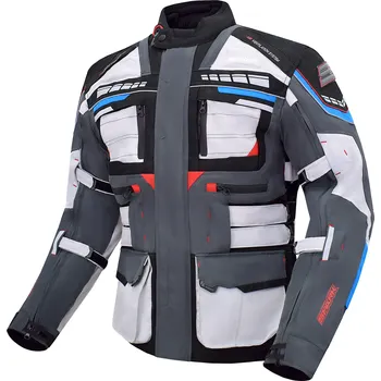 Moto bunda SPARK bunda AVENGER EVO grey/blue/red - M